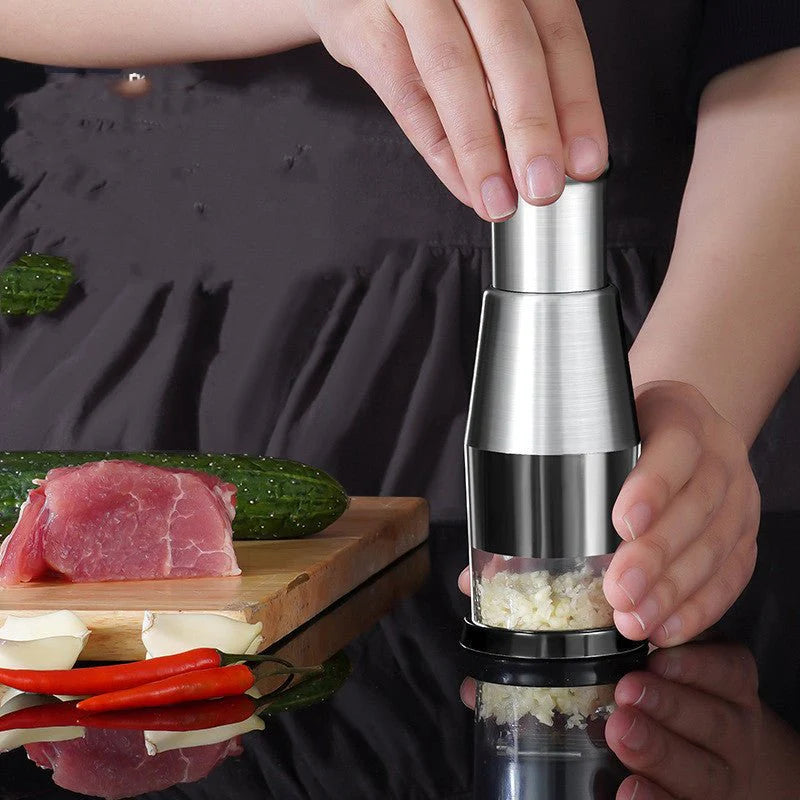 Garlic Crusher Onion Chopper Multipeler Vegetables Chopper Manual Garlic Press Machine Garlic Squeezer Kitchen Gadget (Copy)